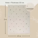 Hakuna matte memóriahabos puha gyerekszőnyeg 150x200 cm - Floral