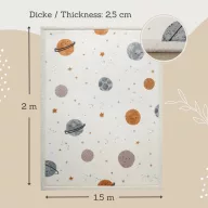   Hakuna matte memóriahabos puha gyerekszőnyeg 150x200 cm - Bolygók
