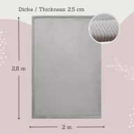   Hakuna matte memóriahabos puha gyerekszőnyeg 200x280 cm - Szürke