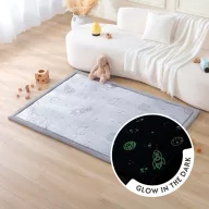   Hakuna matte memóriahabos puha gyerekszőnyeg 170x120 cm - Világító bolygók