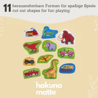   Hakuna matte puzzle játszószőnyeg 120x120 cm - Dinoszauruszok
