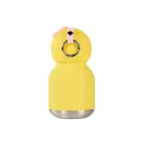 Asobu Bestie mini termosz 200 ml sárga kacsa karakterrel és karabinerrel