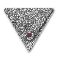   Djeco Háromszög pénztárca - WILD STROKES - Triangle Purse Small