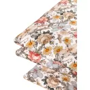 Infantilo Retro Flowers szatén pamut gyerek ágyneműhuzat szett összehajtva