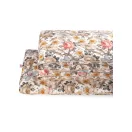 Infantilo Retro Flowers szatén pamut gyerek ágyneműhuzat szett összehajtva