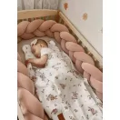 Infantilo bambusz nyári babatakaró és mackó párna szett Little Flowers mintával