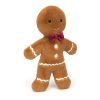 Jellycat plüss - Karácsonyi mézeskalács figura - Fred