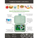 Yumbox Panino uzsonnás doboz méret és funkció ismertető ábra 775 ml űrtartalommal