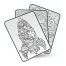 Kidywolf K-Draw Pad Méli-Mélo átvilágítós rajztábla nyitott zöld borítóban mintalappal