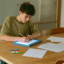 Kidywolf K-Draw Pro Manga kék világító rajztábla papír mintával és ceruzával