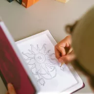 Kidywolf K-Draw Pad Zen mintafüzet borítója és átrajzolható mintalapjai