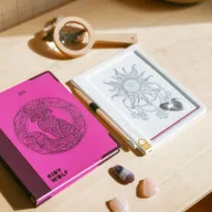 Kidywolf K-Draw Pad Zen mintafüzet borítója és átrajzolható mintalapjai