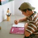 Kidywolf K-Draw Pad Zen mintafüzet borítója és kártyái mandalákkal és rókás mintával