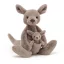 Jellycat plüss - Kara a kenguru kölykével S