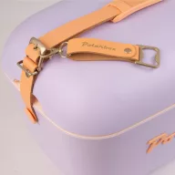 Polarbox Orange Sorbet kulcstartós fém üvegnyitó bőr pánttal és karabinerrel