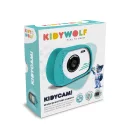 Kidywolf Kidycam türkiz színű vízálló gyerek fényképezőgép szilikon tokban
