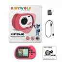 Kidywolf Kidycam Pro Pink vízálló gyerek fényképezőgép rózsaszín szilikon tokban
