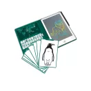 Kidywolf Kidydraw Mini zöld színű állatos LCD rajzkönyv becsukott állapotban