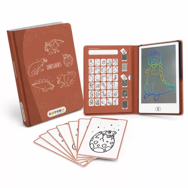 Kidywolf LCD rajztábla - Dinoszauruszok - Kidydraw Mini Dinosaurs