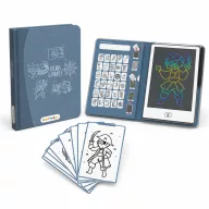 Kidywolf Kidydraw Mini Oceans & Pirates LCD rajztábla kék könyvszerű védőtokban