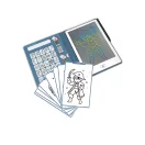 Kidywolf Kidydraw Mini Oceans & Pirates LCD rajztábla kék könyvtokban