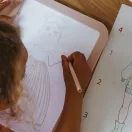 Kidywolf Kidydraw Pro Fashion világító rajztábla divattervező sablonnal és ceruzával