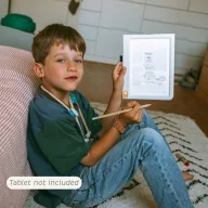Kidywolf mintafüzet Kidydraw Pad 6 rajztáblához Hétköznapi hősök borítóval és mintalapokkal