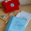 Kidywolf mintafüzet Kidydraw Pad 6 rajztáblához Hétköznapi hősök borítóval és mintalapokkal