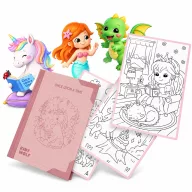 Kidywolf Kidydraw Pad Once Upon a Time mesevilág mintafüzet és rajzsablonok