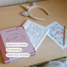 Kidywolf Kidydraw Pad Mesevilág mintafüzet és átrajzolható sablonok