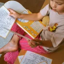 Kidywolf mintafüzet Kidydraw Pad rajztáblához háziállatok témában mintalapokkal
