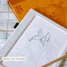 Kidywolf lovas mintafüzet és sablonok Kidydraw Pad 8 rajztáblához