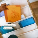 Kidywolf lovas mintafüzet és sablonok Kidydraw Pad 8 rajztáblához