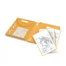 Kidywolf lovas mintafüzet és sablonok Kidydraw Pad 8 rajztáblához