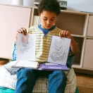 Kidywolf mintafüzet Kidydraw Pad 8 rajztáblához Mesevilág Once Upon a Time