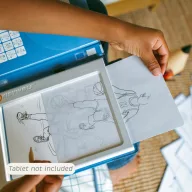Kidywolf Kidydraw Pad 8 sport mintafüzet borítója és kiterített sablonlapok