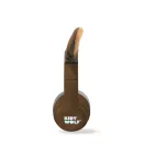 Kidywolf Kidyears Maci barna bluetooth gyerek fejhallgató mágneses plüss fülekkel