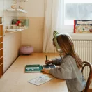 Kidywolf Kidyears Dinosaurs zöld bluetooth gyerek fejhallgató mágneses dinó taréjjal