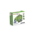 Kidywolf Kidyears Dinosaurs zöld bluetooth gyerek fejhallgató mágneses dinó taréjjal