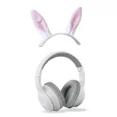 Kidywolf Kidyears Rabbit fehér vezeték nélküli gyerek fejhallgató mágneses plüss nyuszifülekkel