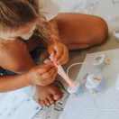 Kidywolf Kidyelec Expert 18 részes áramkör építő készlet fehér alaplappal és modulokkal