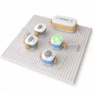 Kidywolf Kidyelec Starter 11 elemes áramkör építő készlet összerakott áramkörrel és világító LED modullal