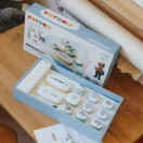 Kidywolf Kidyelec Starter 11 elemes áramkör építő készlet összerakott áramkörrel és világító LED modullal