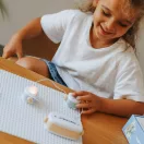 Kidywolf Kidyelec Starter 11 elemes áramkör építő készlet összerakott áramkörrel és világító LED modullal