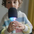 Kidywolf Kidymic zöld színű beépített hangszórós gyerek karaoke mikrofon szivacsfejjel és LED világítással