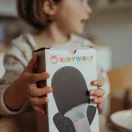 Kidywolf Kidymic rozsaszin gyerek karaoke mikrofon fekete szivaccsal es vilagito fennyel