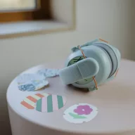 Kidywolf Kidynoise zöld színű gyerek zajvédő fülvédő texturált pánttal