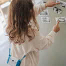 Kidywolf Kidyprint kék instant gyerek fényképezőgép kinyomtatott képpel