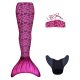 Kuaki Mermaids sellőuszony - Pink szett (3 db-os)