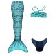 Kuaki Mermaids sellőuszony - Türkiz szett (3 db-os)
